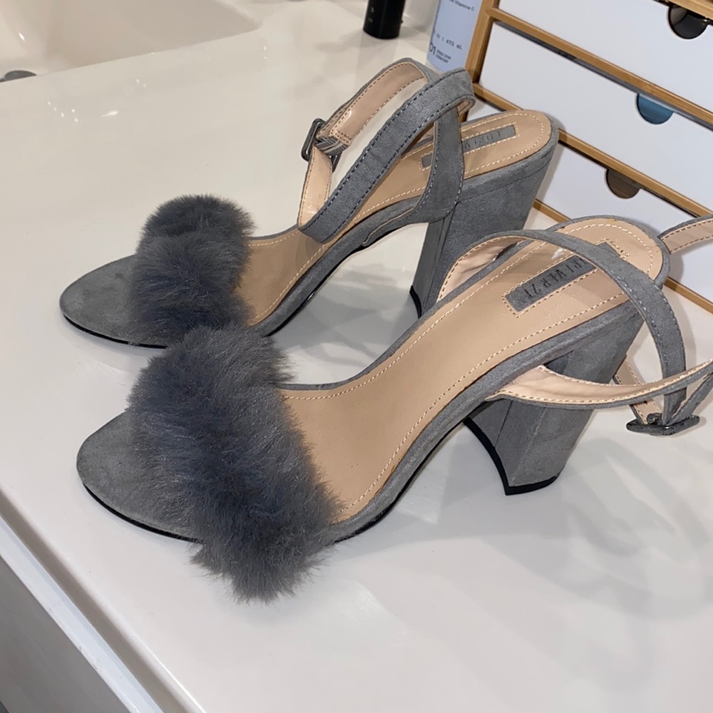 Suede heels